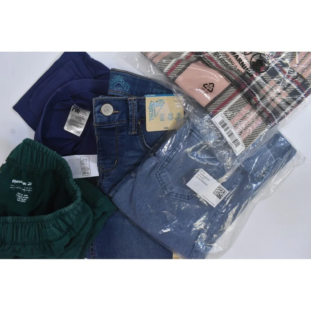 Wholesale Bulk Lot Of 11 Girls Size Large 10/12 Mixed Season Tops Bottoms